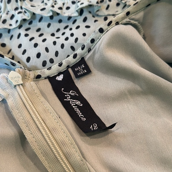 Influence • Mint Green Polkadot Dress • Sz 8 - Picture 9 of 14